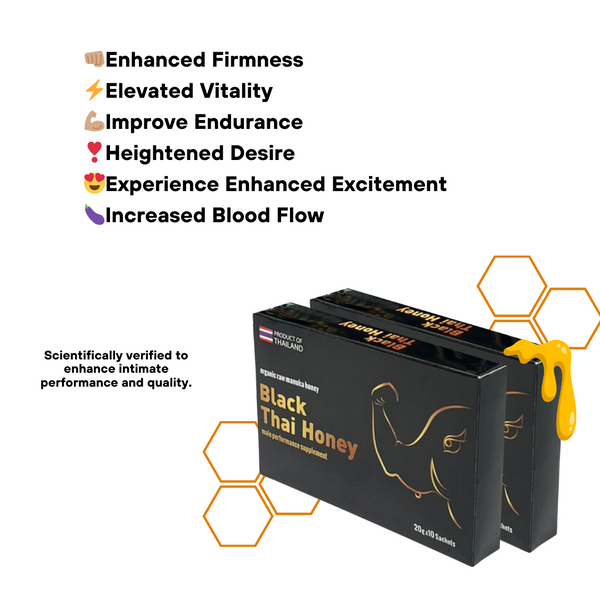 Black Thai Honey Box of 10