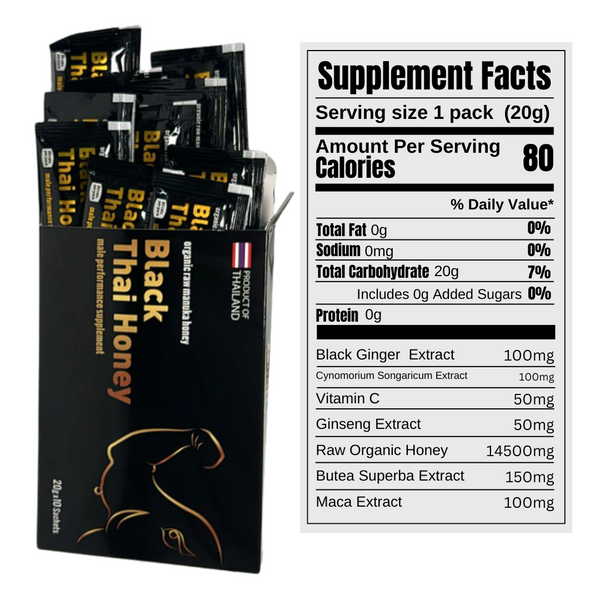 Black Thai Honey Box of 10