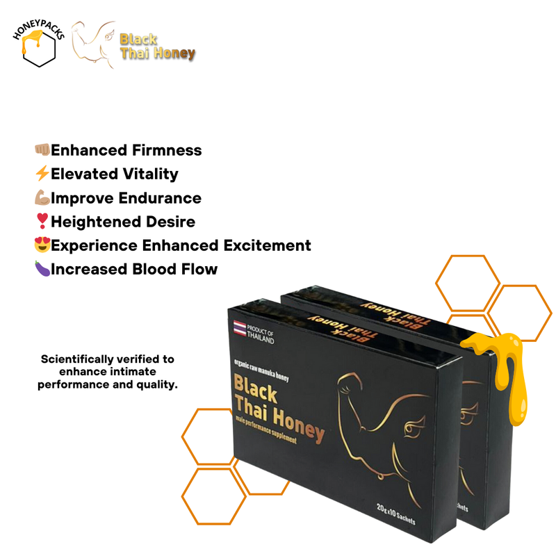 Black Thai Honey Box of 10
